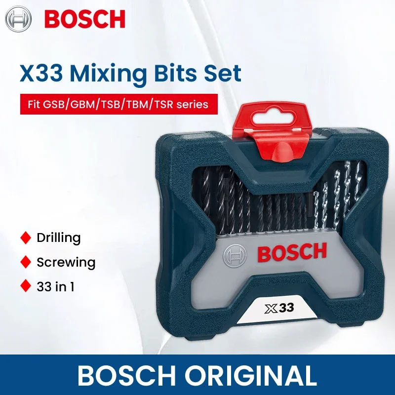 Drill Bit Set - Bosch X33 Matkap Ucu Tornavida Ucu