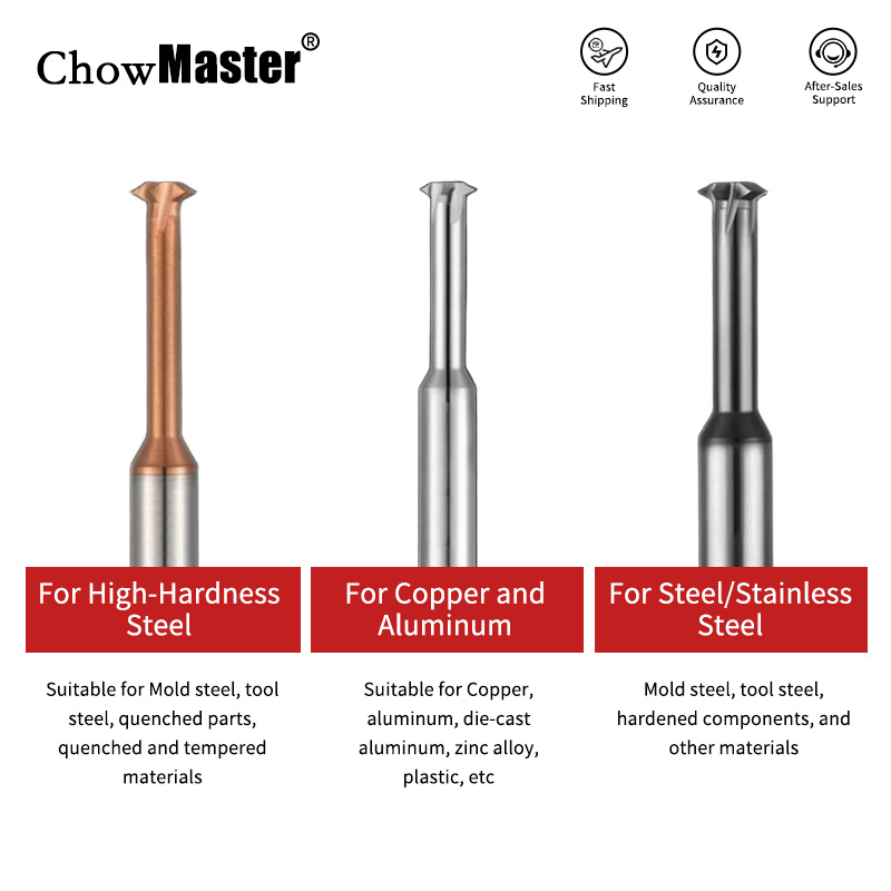 End Mill Set - Chowmaster İnç Karbür Diş Açma Frezesi
