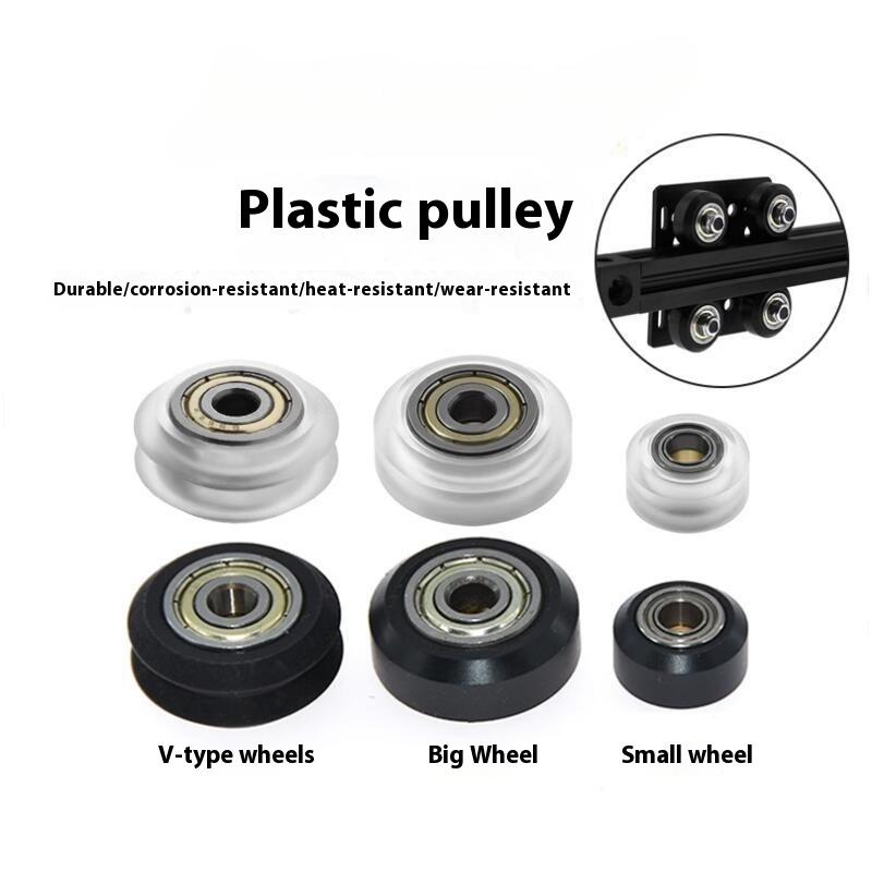 V Slot Wheel - CNC Plastik POM Büyük ve Küçük