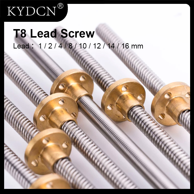 Lead Screw 8Mm - T8 Kurşun Vida Paslanmaz Çelik Trapez