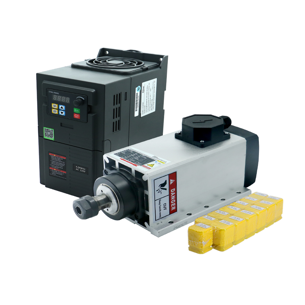 Spindle Motor - 3.5KW ER20 220VSquare Fly-edge Bağlantı Kutusu
