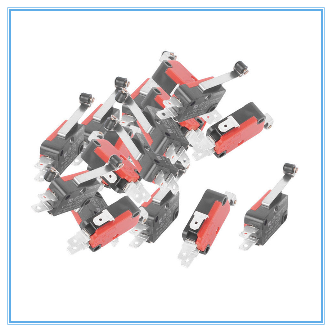 Limit Switch - 10 adet V-156-1C25 Snap Roller Menteşe