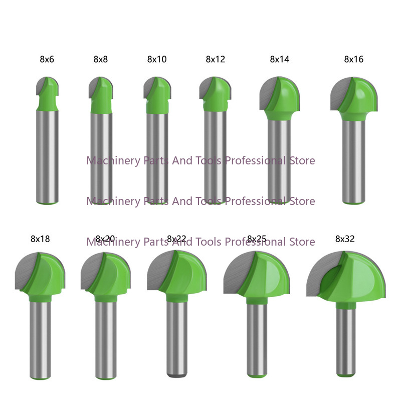 End Mill Set - Yuvarlak Alt Burun Freze Ucu Seti