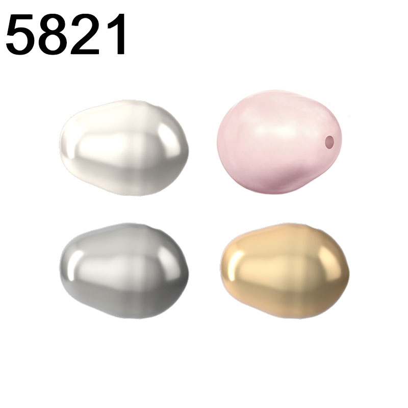 Coupling 8Mm - 5821 Kristal Armut Şeklinde İnci, Avusturya'dan