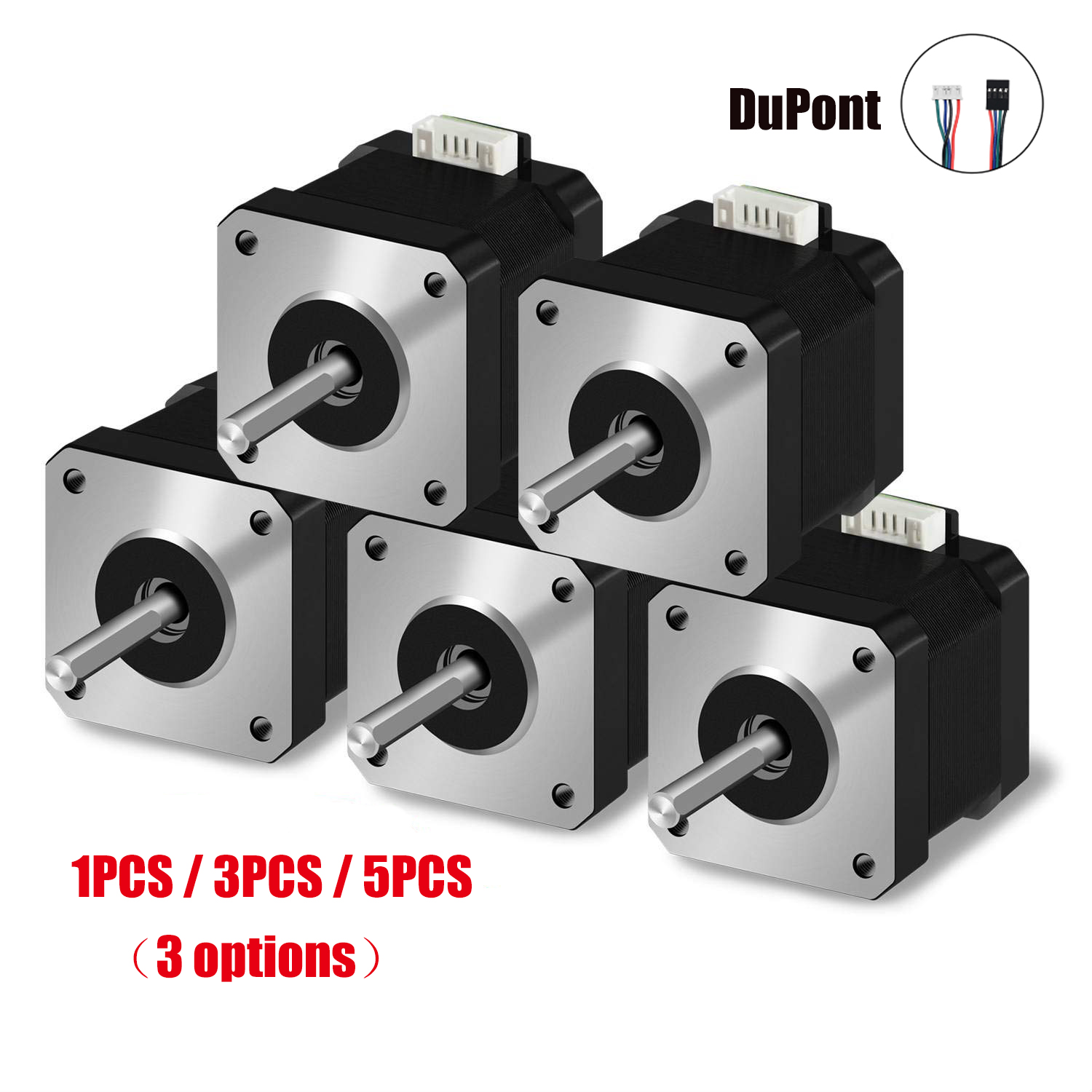 Nema 17 Stepper - 17HS4401 Cnc Oyma Makinesi İçin Step