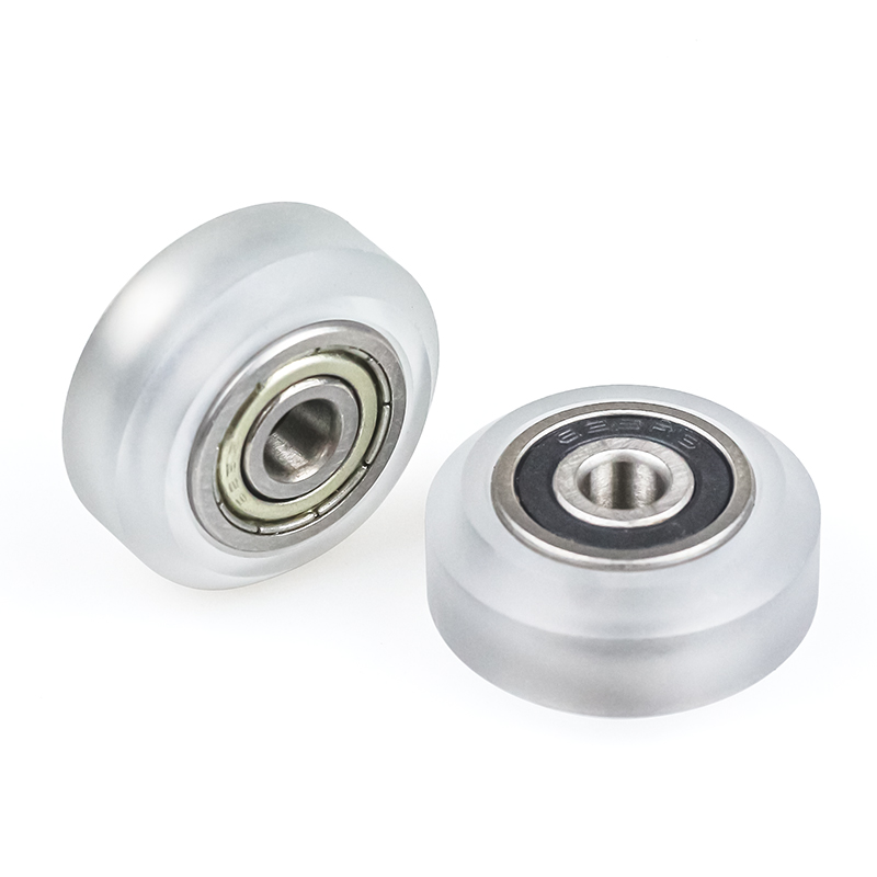 V Slot Wheel - 10 adet/grup Yüksek Hassasiyetli CNC Şeffaf