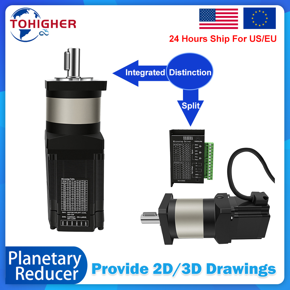 Nema23 Stepper - 57mm Nema23 Kapalı Döngü Dişlili Step
