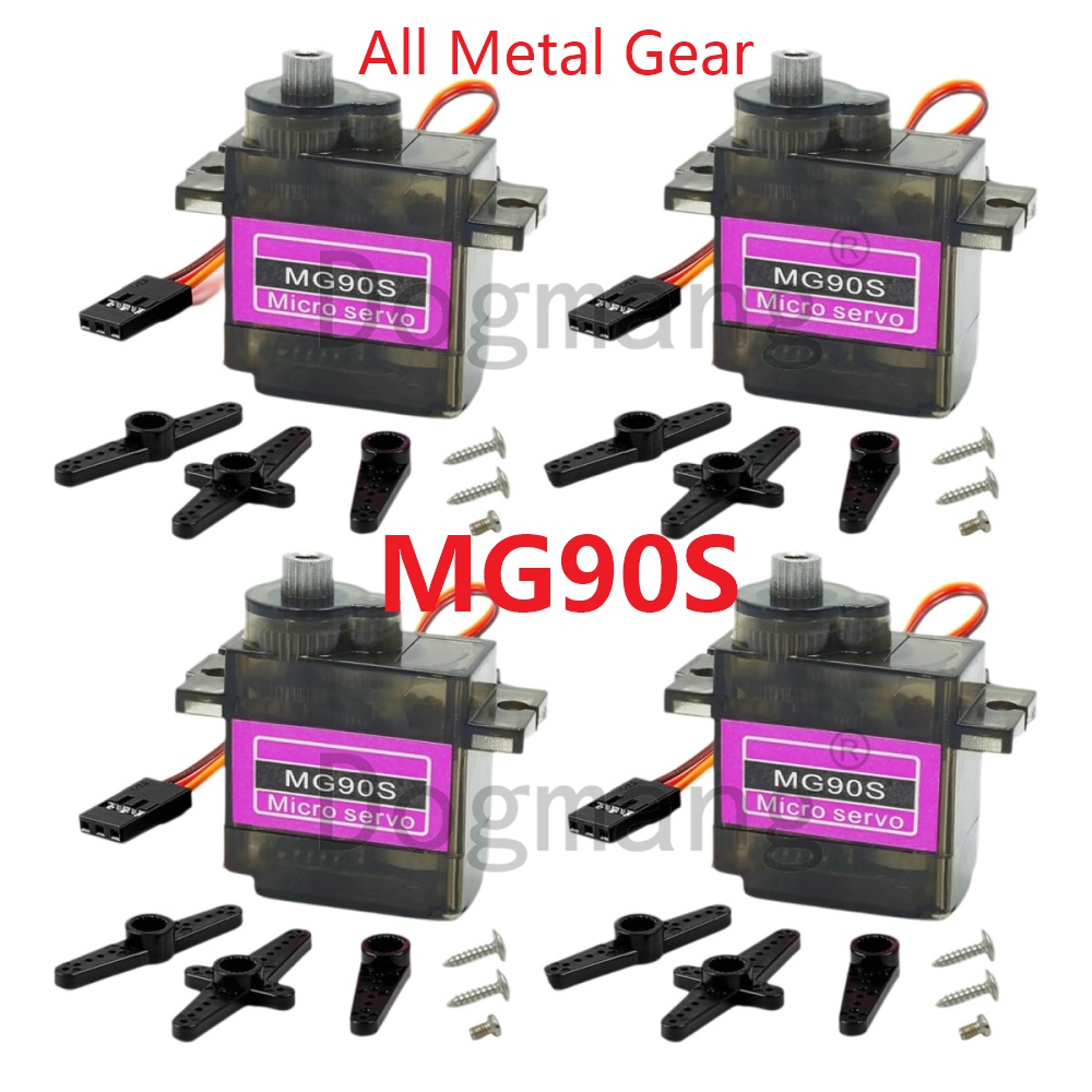 Servo 9G - MG90S Servo 1/2/4/10/20/50 Adet Tüm Metal