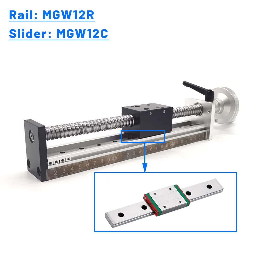 Linear Rail - Hareketli Kızaklı Tabla 100-1000mm Etkili Strok