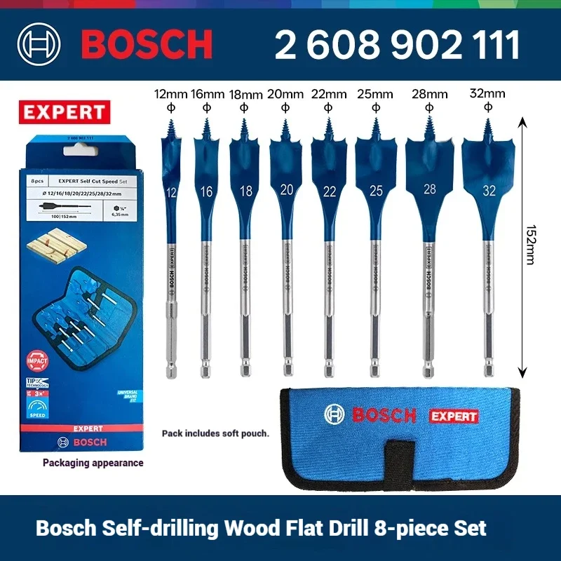 Drill Bit Set - Bosch EXPERT Kendinden Kesimli Hızlı Kürek