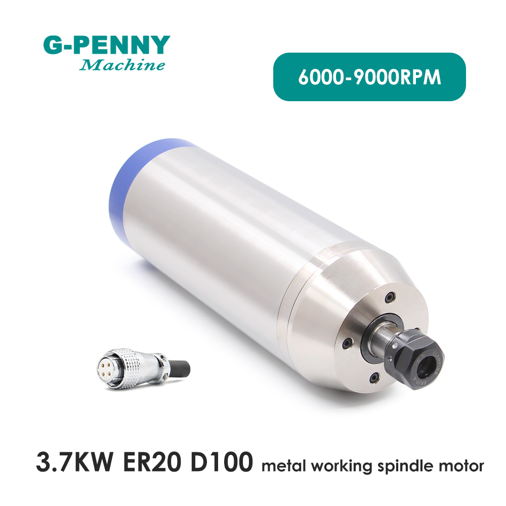Water Cooled Spindle - G-PENNY 3.7kw ER20 Metal İşleme Mili