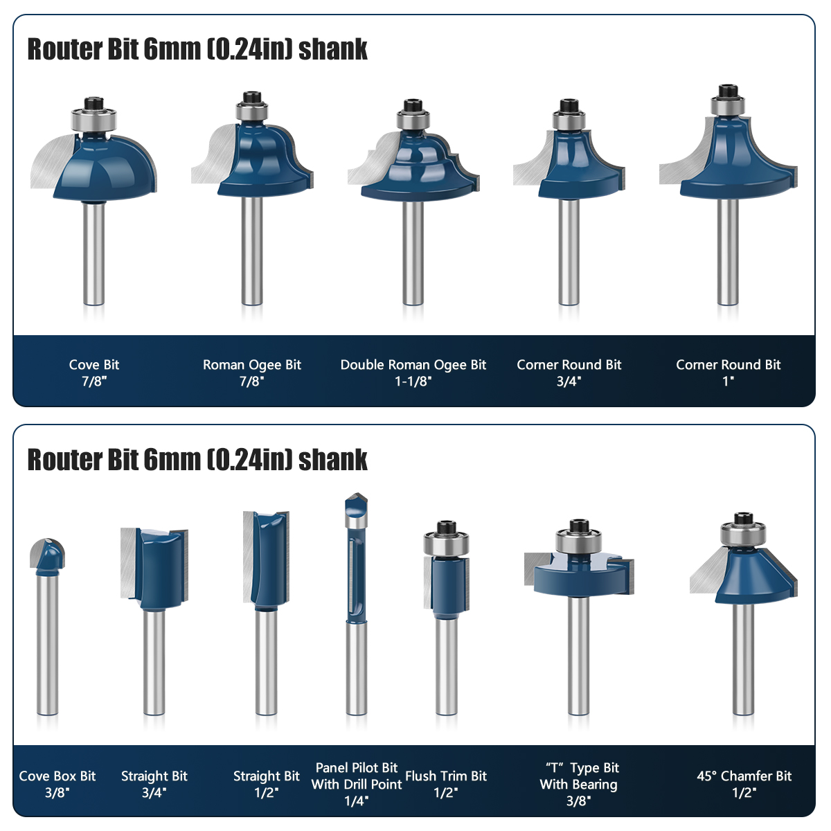 6mm Shank Freze Uçları Seti Dü - End Mill Set incelemesi ve fiyatı