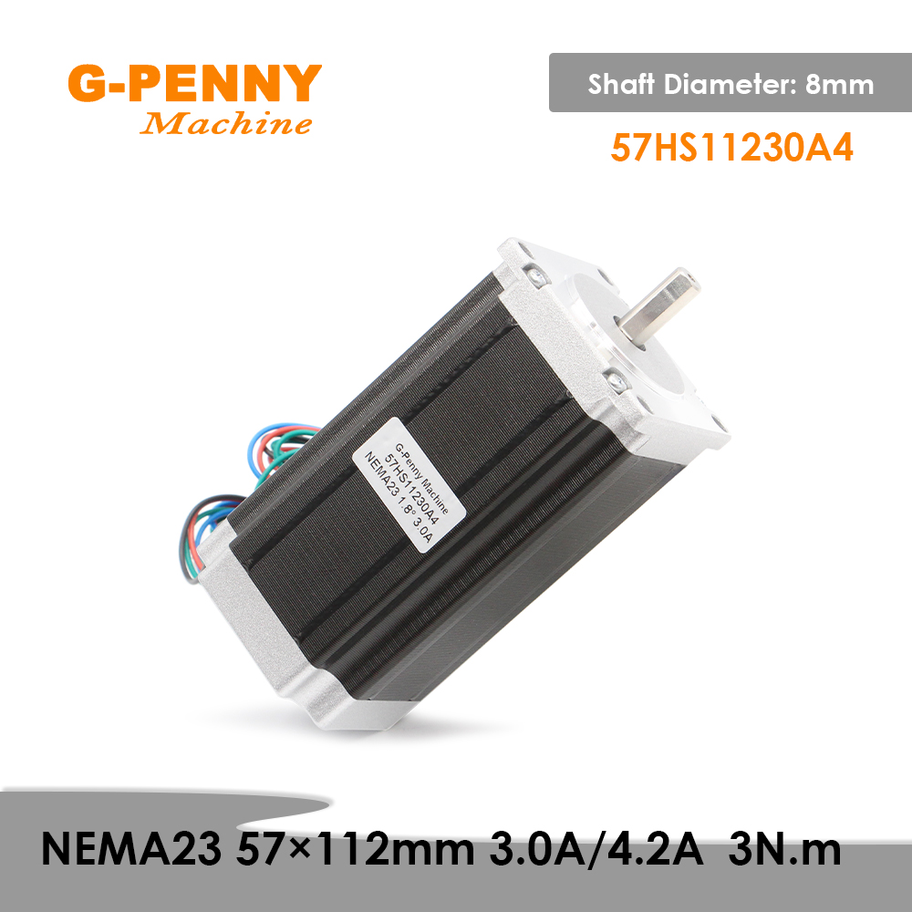NEMA23 57x112mm 3Nm step Motor - Nema23 Stepper incelemesi ve fiyatı