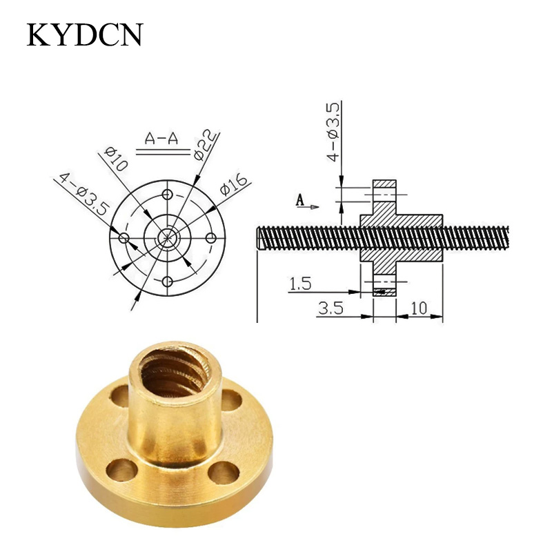 T8 Kurşun Vida Paslanmaz Çelik - Lead Screw 8Mm incelemesi ve fiyatı
