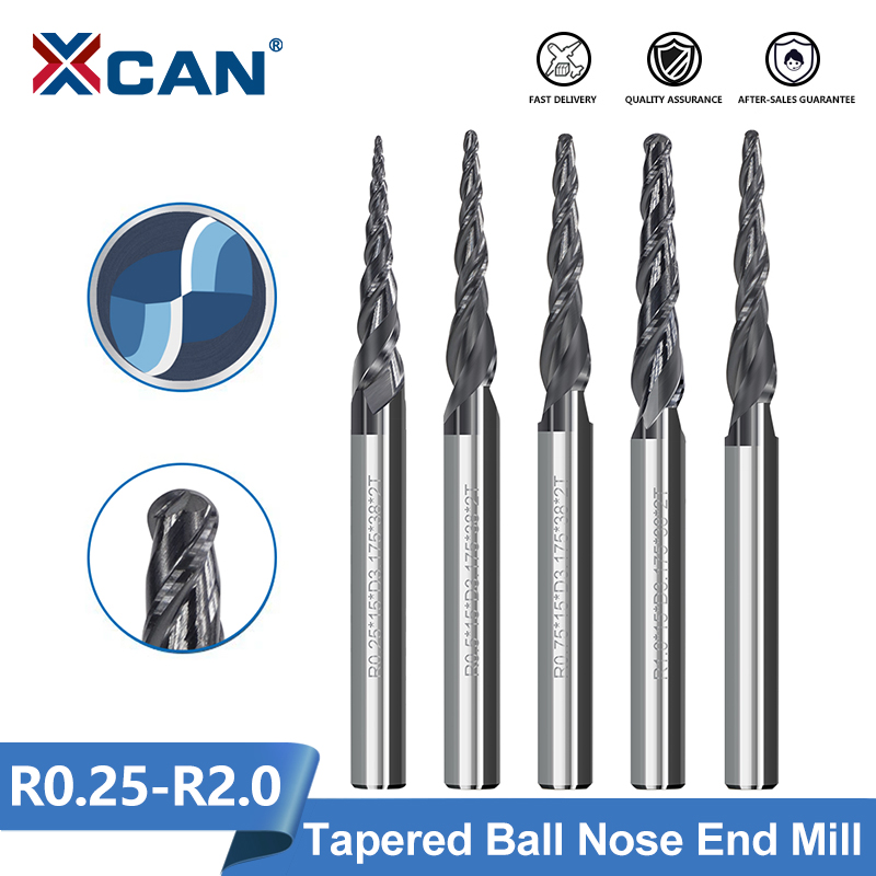 XCAN freze kesicisi 2 flüt kaf - End Mill Set incelemesi ve fiyatı