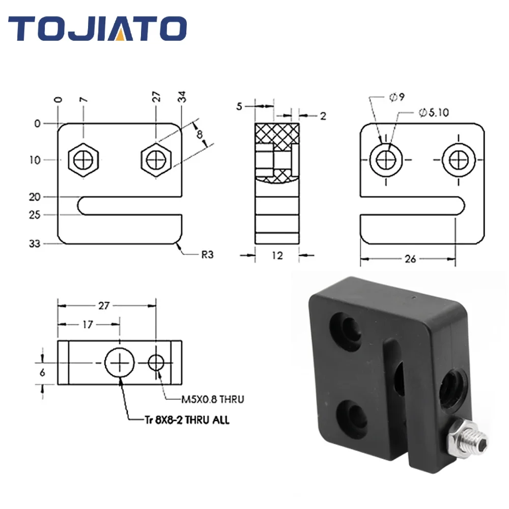 1-6 adet 8mm Çaplı, 2mm Aralık - Lead Screw 8Mm incelemesi ve fiyatı