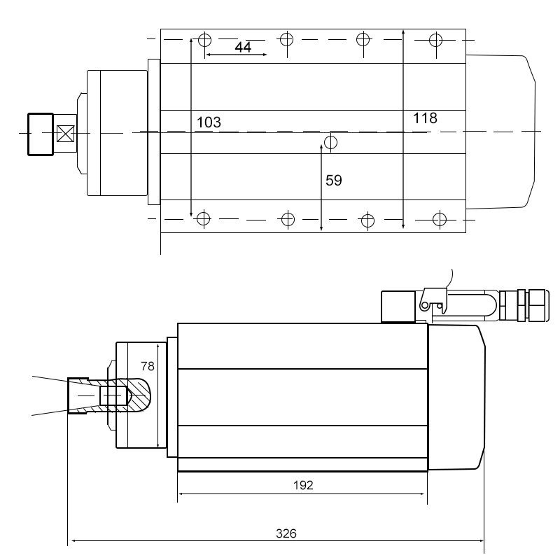Huajiang 3.5kw İş Mili Hava So - Spindle Motor incelemesi ve fiyatı