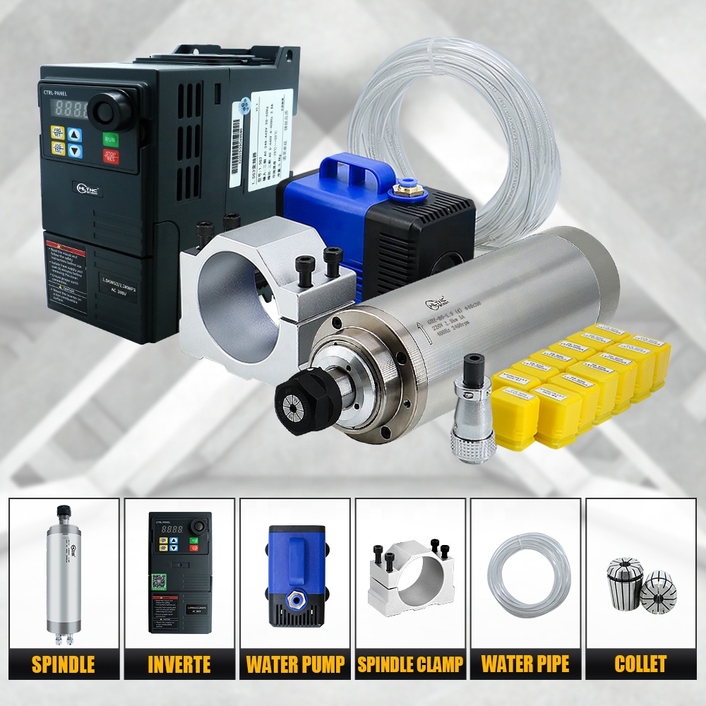 220V ER20 2.2kw 80mm Su Soğutm - Spindle Motor incelemesi ve fiyatı