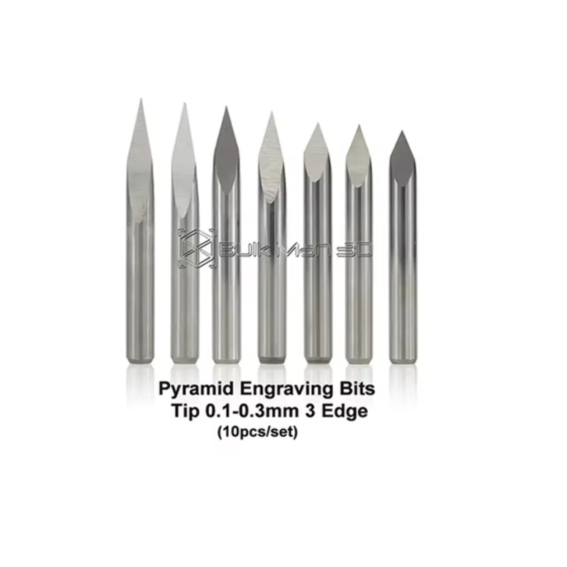 10 adet/takım 3 Kenarlı l Grav - Cnc Bits incelemesi ve fiyatı