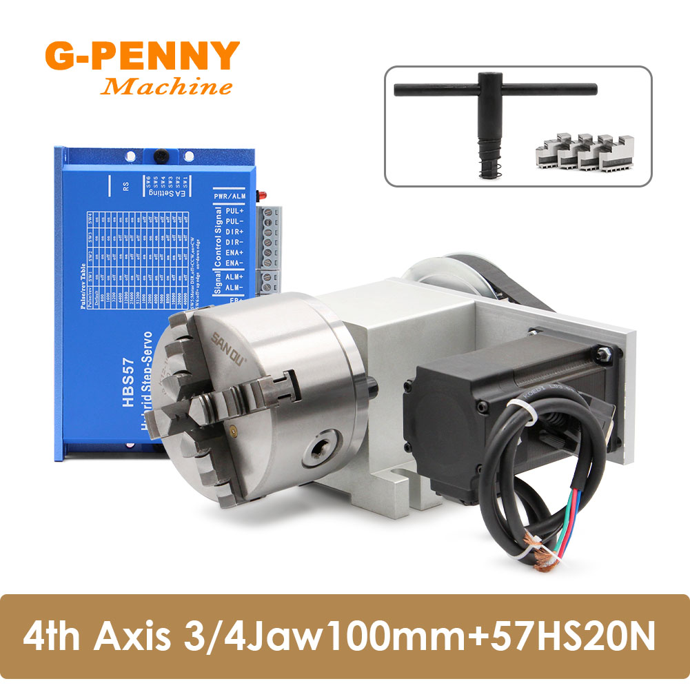 4th eksen 3/4axis 100mm CNC bö - Nema23 Stepper incelemesi ve fiyatı