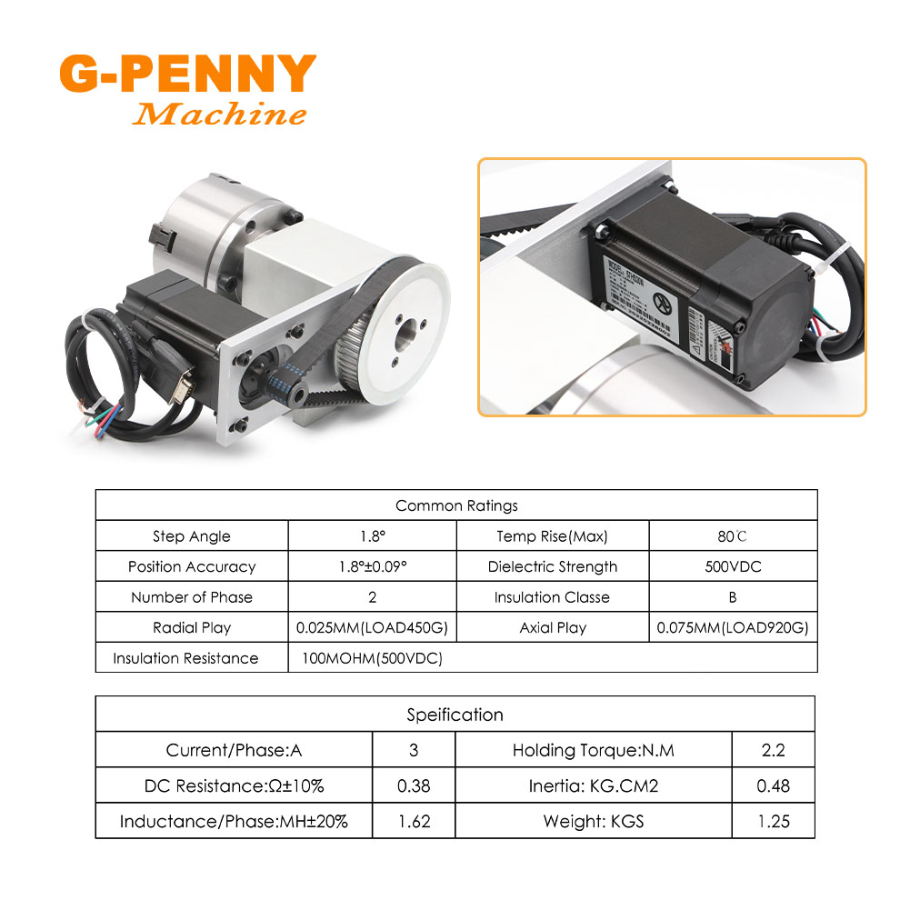 4th eksen 3/4axis 100mm CNC bö - Nema23 Stepper incelemesi ve fiyatı