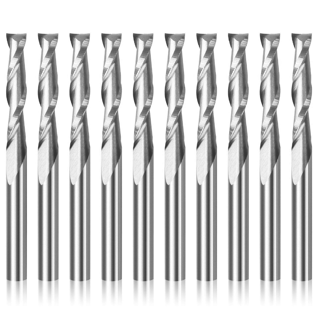 10 adet 3.175 1/8 Shank 2 Kana - End Mill Set incelemesi ve fiyatı
