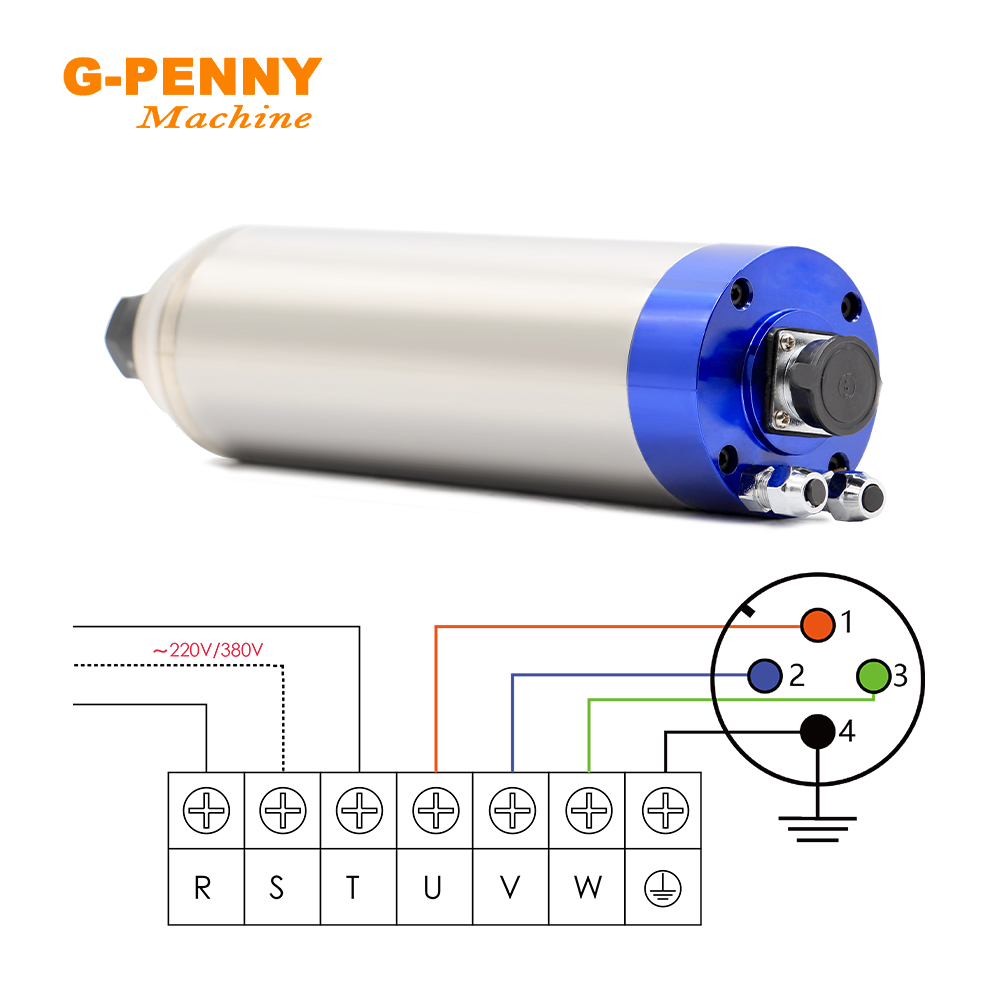 G-PENNY 2.2KW ER20 Metal Su so - Water Cooled Spindle incelemesi ve fiyatı