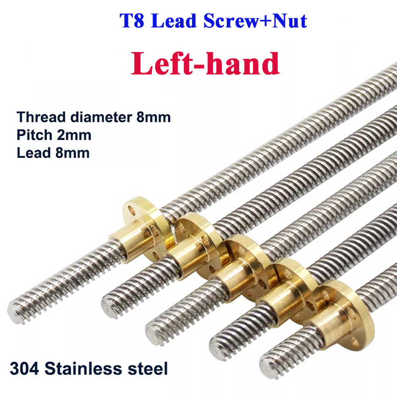 T8 Kurşun Vida Sol Dişli Kurşu - Lead Screw 8Mm incelemesi ve fiyatı