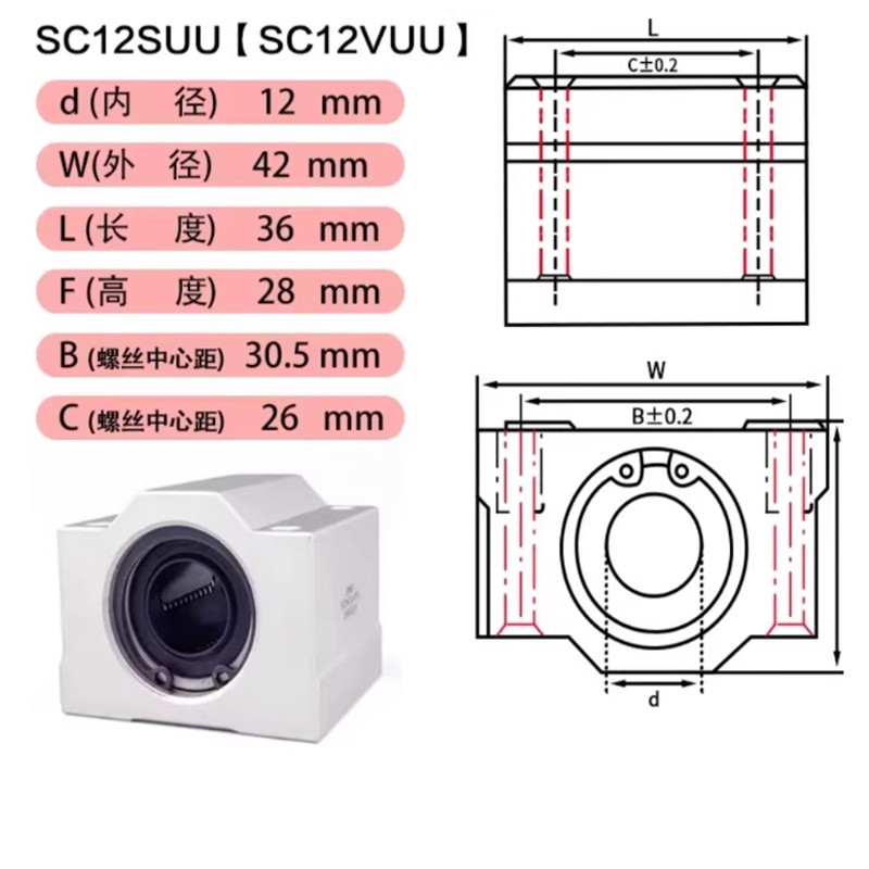1 adet SCS6UU SCS8UU SCS10UU S - Linear Rod 8Mm incelemesi ve fiyatı