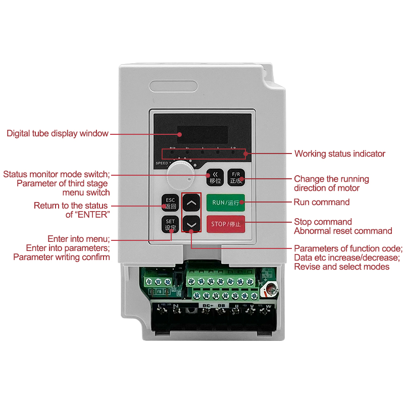 1.5kw 110v/220v/380vac İnvertö - Spindle Motor incelemesi ve fiyatı