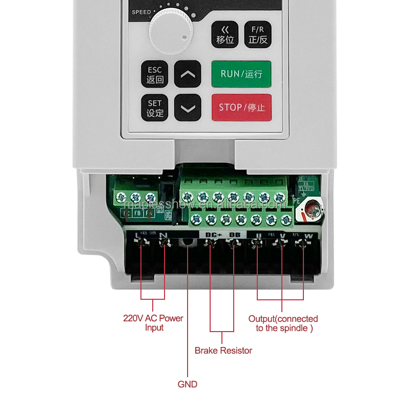 1.5kw 110v/220v/380vac İnvertö - Spindle Motor incelemesi ve fiyatı
